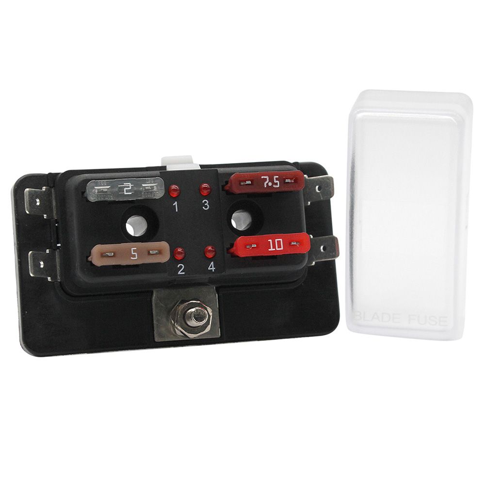 image for Cole Hersee Standard 4 ATO Fuse Block w/LED Indicators