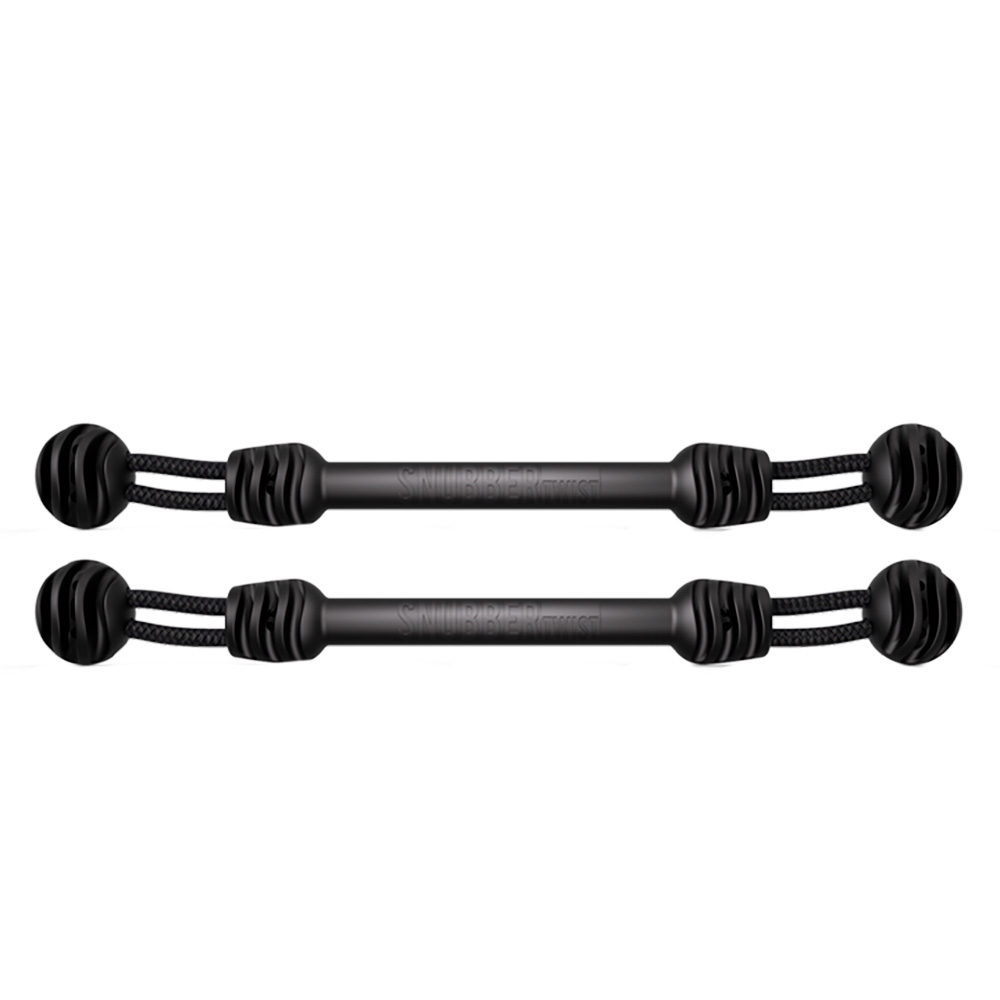 image for Snubber – Tar Black Snubber Twist – Pair