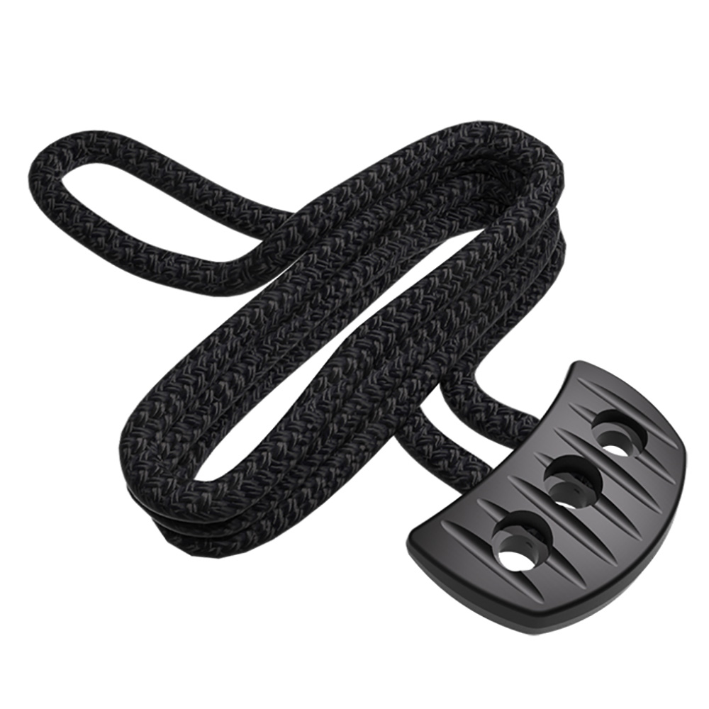 image for Snubber – Black Snubber Pull With Rope – Tar Black