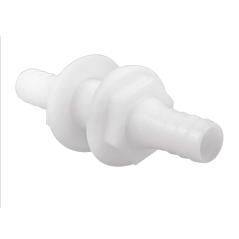 Attwood White Plastic Double Ended Connector - 3/4&quot; Inner Diameter CD-98105