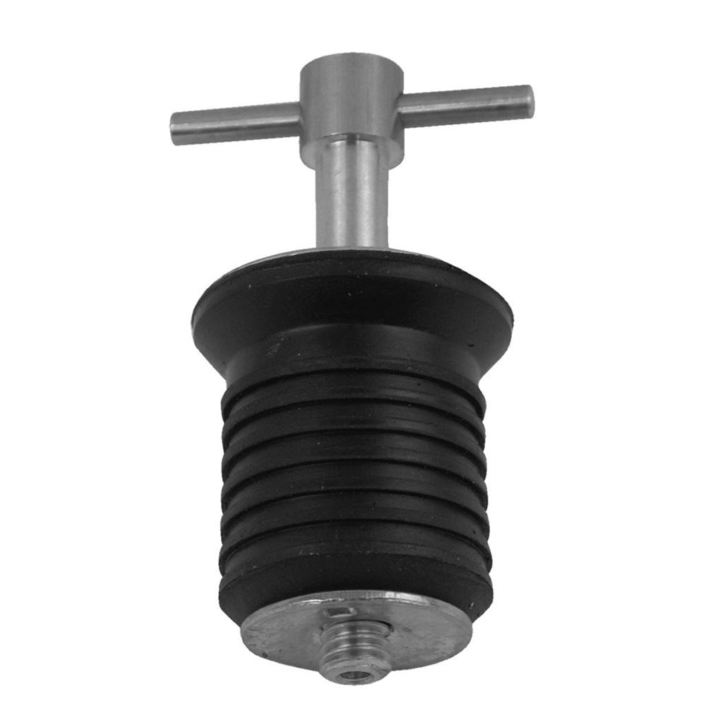 image for Attwood T-Handle Stainless Steel Drain Plug – 1″ Diameter
