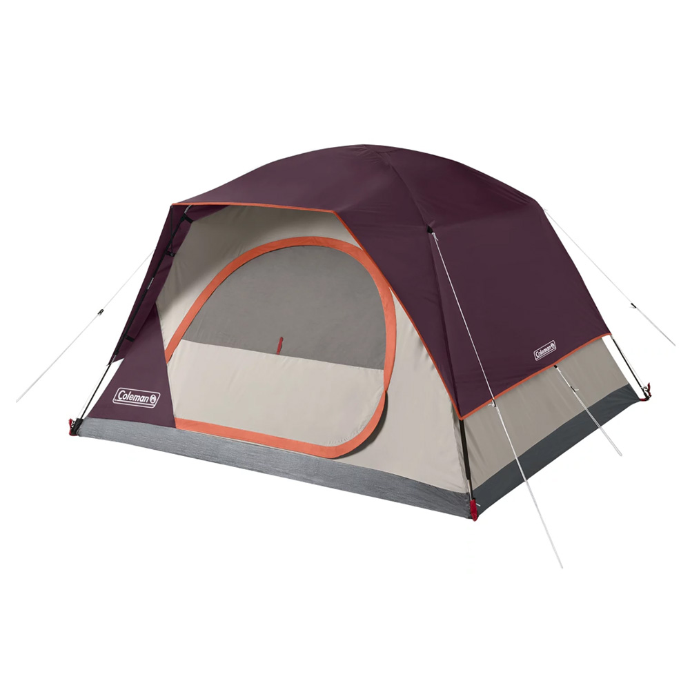 image for Coleman Skydome™ 4-Person Camping Tent – Blackberry