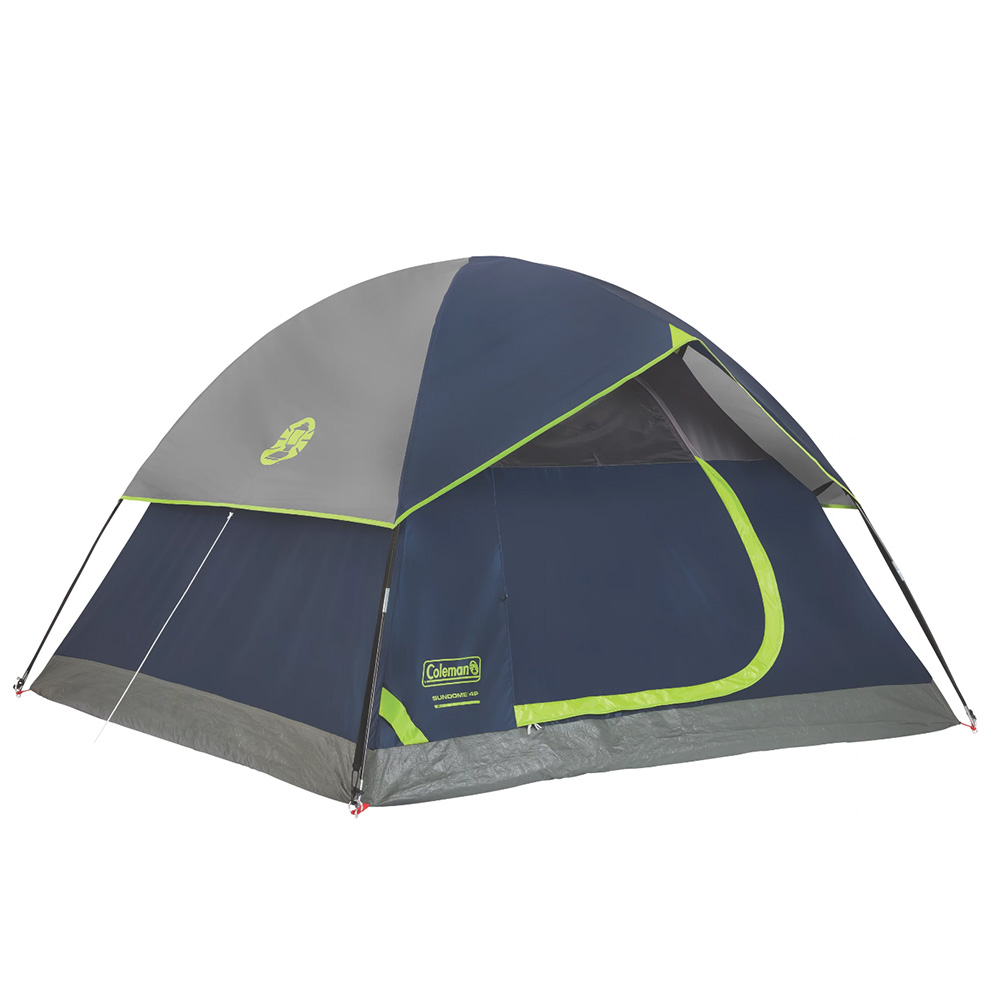 image for Coleman Sundome® 4-Person Camping Tent – Navy Blue & Grey