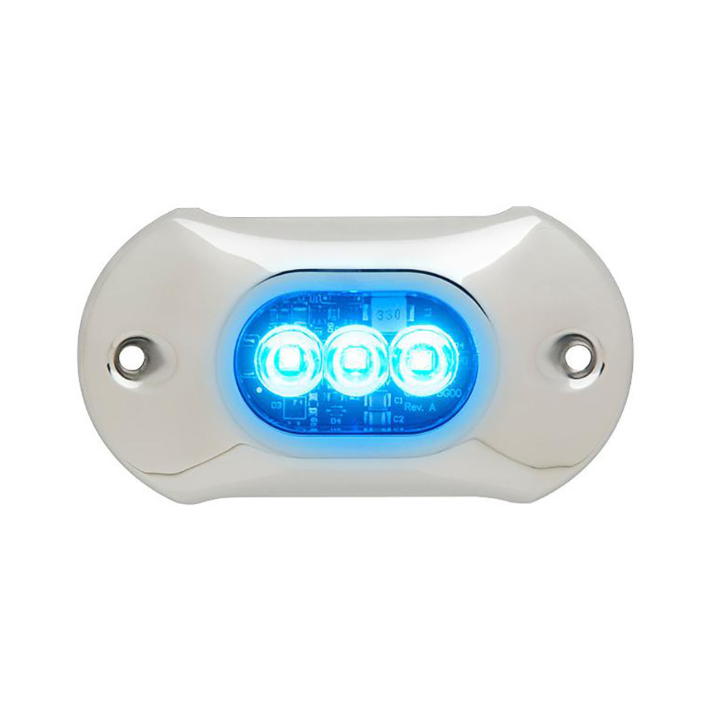 Attwood LightArmor HPX Underwater Light - 3 LED &amp; Blue CD-98173