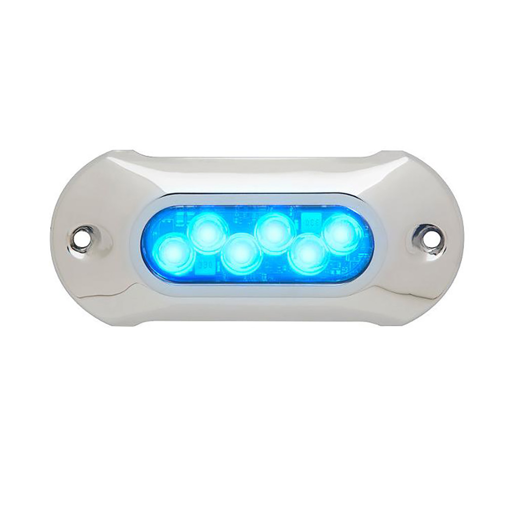 Attwood LightArmor HPX Underwater Light - 6 LED &amp; Blue CD-98174