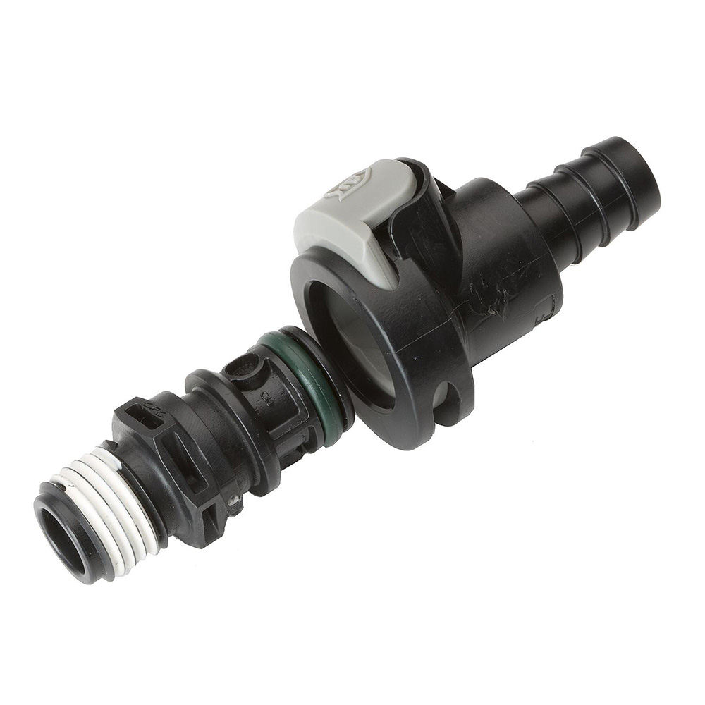 Attwood Universal Sprayless Connector - Male &amp; Female CD-98198