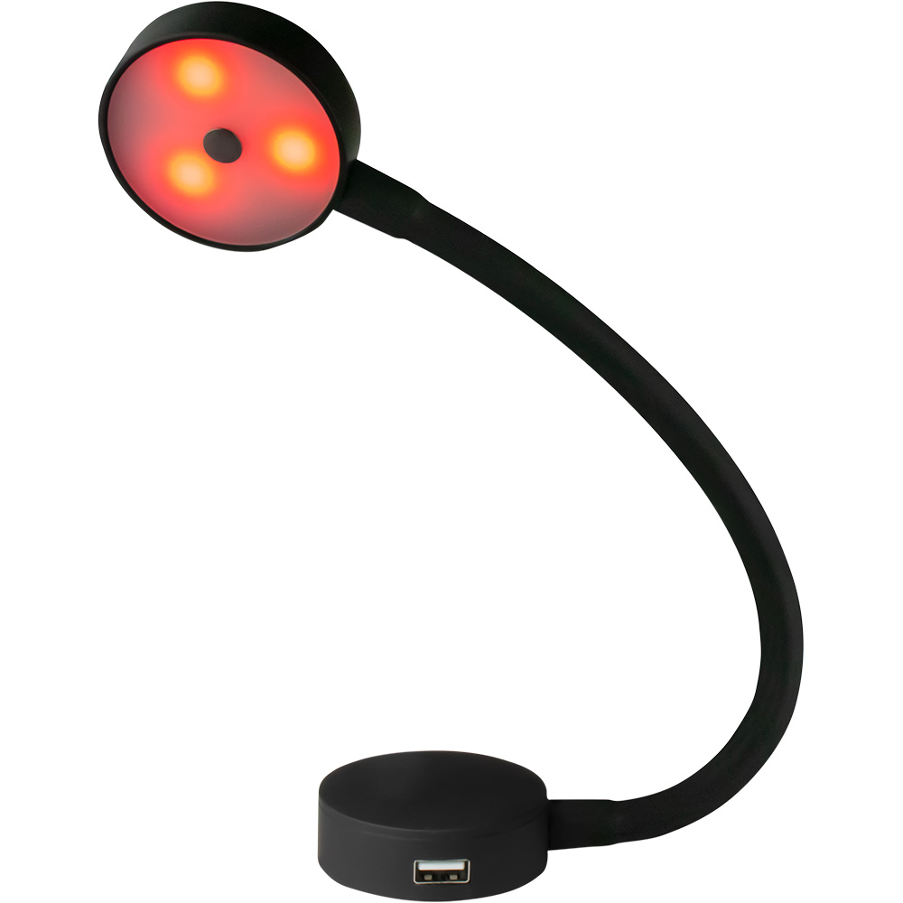 image for Sea-Dog LED Flex Neck Day/Night Light w/USB Socket – Red & White Light