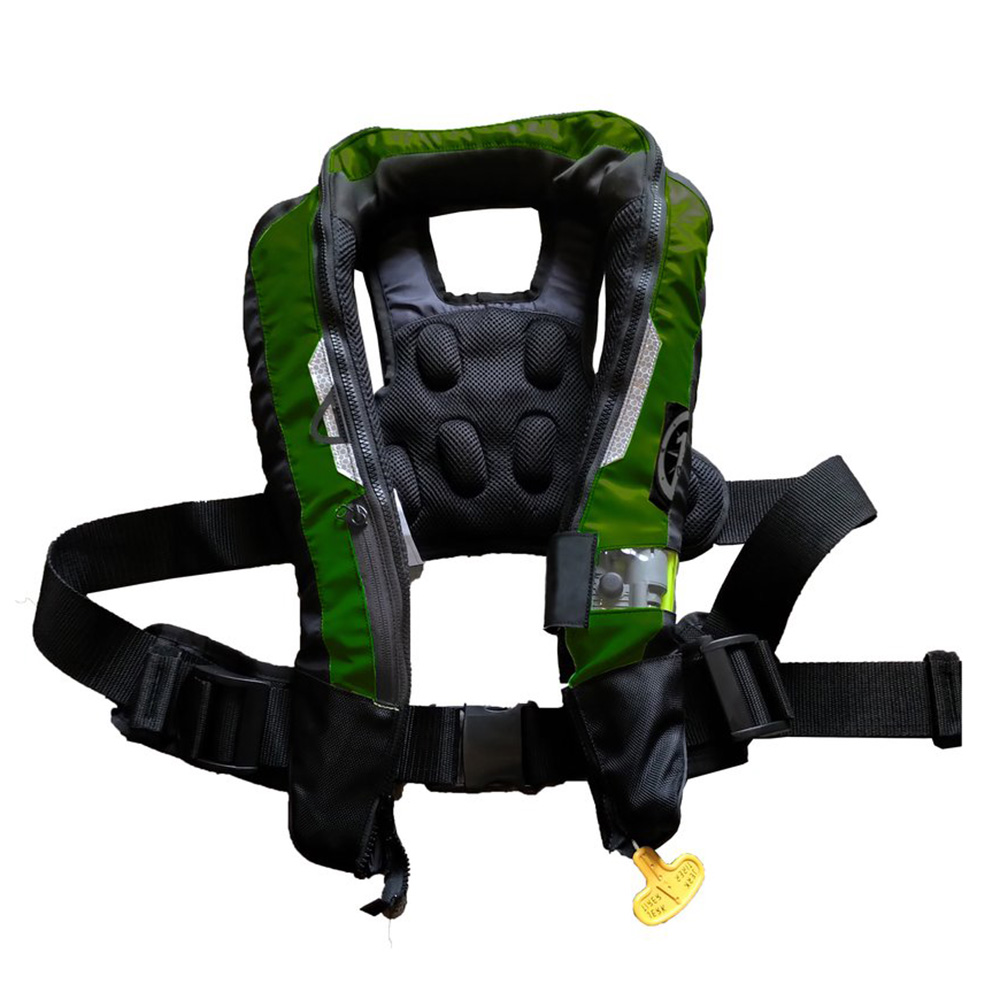 image for First Watch FW-40PRO Ergo Auto Inflatable PFD – Green