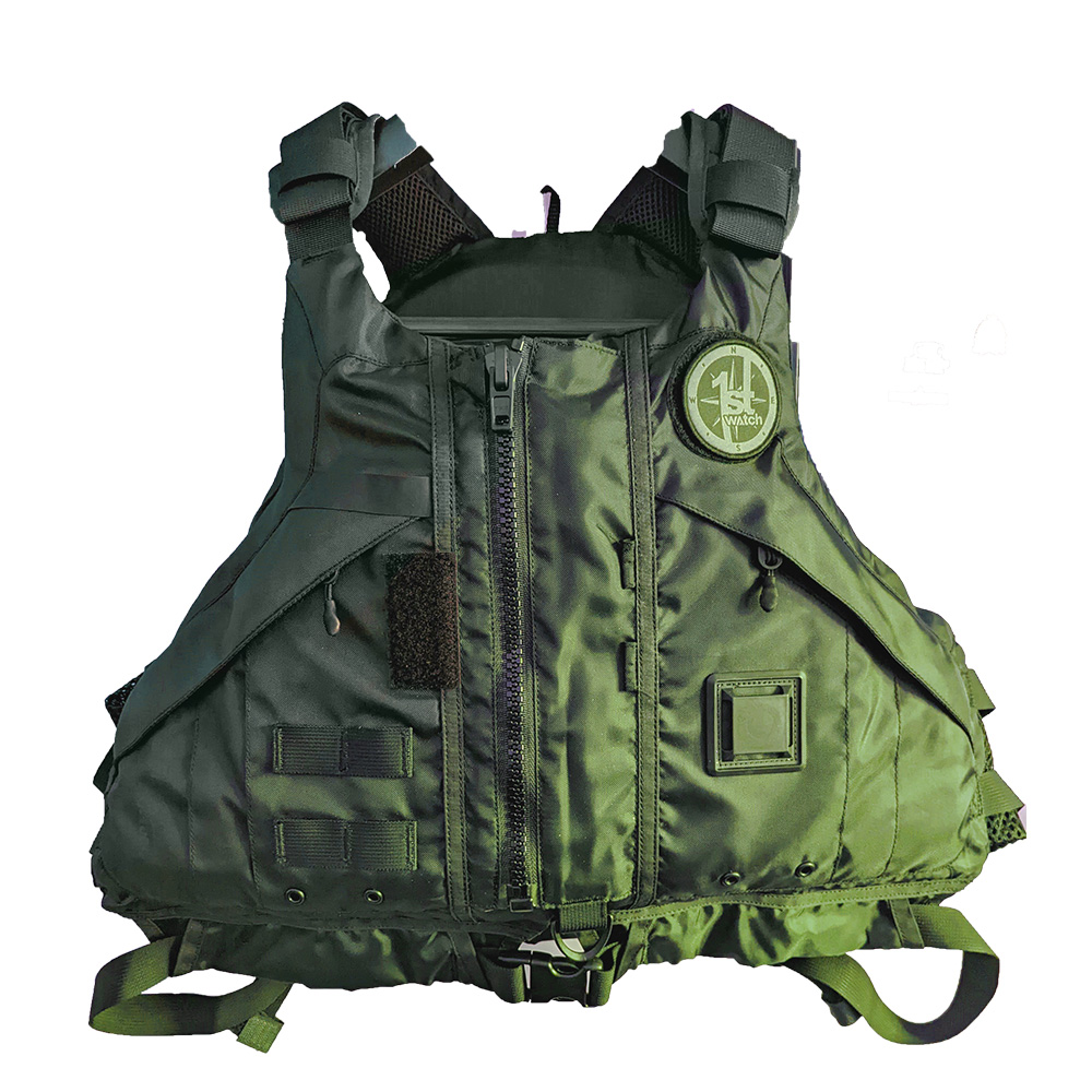 image for First Watch AV-1000 Kayak Style Duty PFD – Green – XS/S