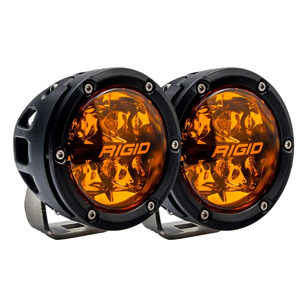 image for RIGID Industries 360 Series 4″ Spot w/Amber Pro Lens – Pair