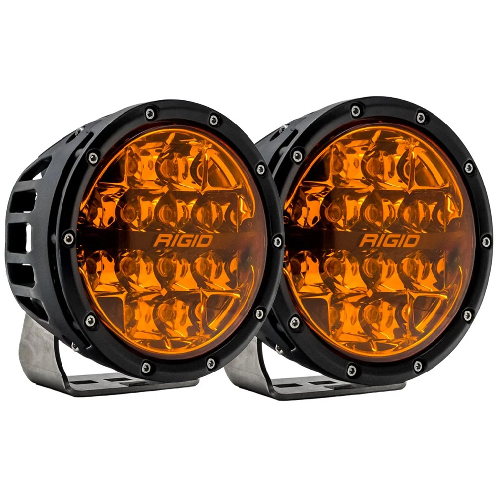 image for RIGID Industries 360 Series 6″ Spot w/Amber Pro Lens – Pair