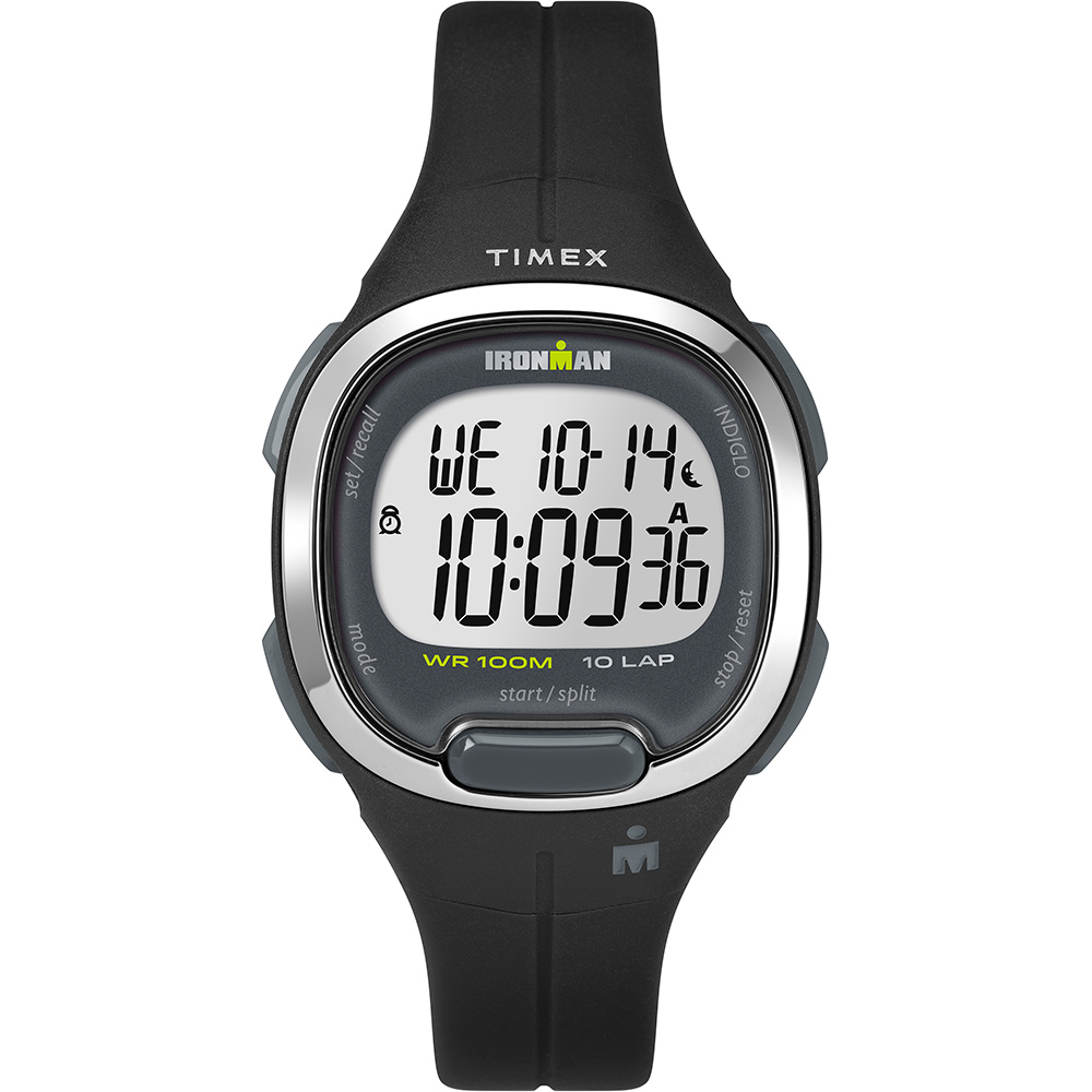 image for Timex Ironman Essential 10MS Watch – Black & Chrome