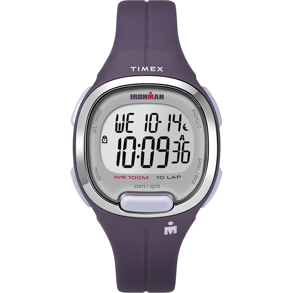 image for Timex Ironman Essential 10MS Watch – Purple & Chrome