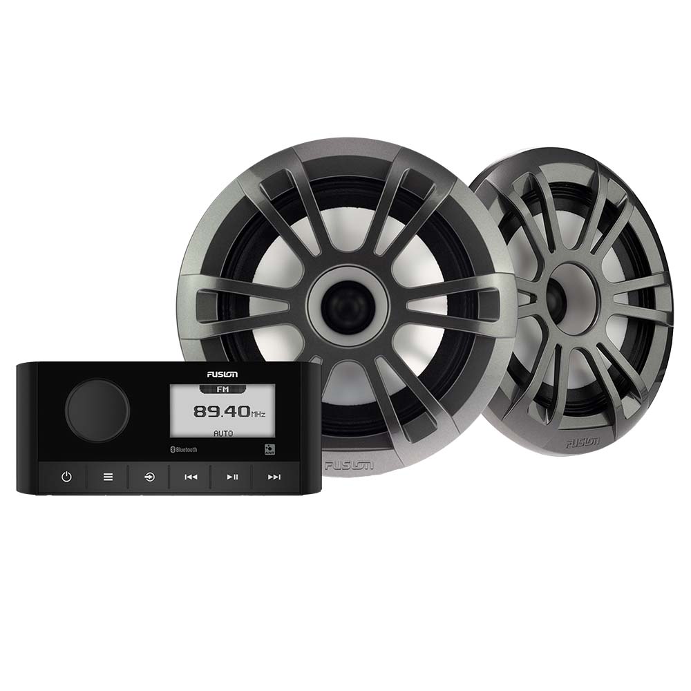 image for Fusion MS-RA60 & 6.5″ EL Sports Speaker Kit – Grey Speakers