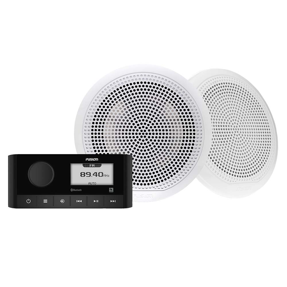 image for Fusion MS-RA60 & 6.5″ EL Sports Speaker Kit – White Speakers