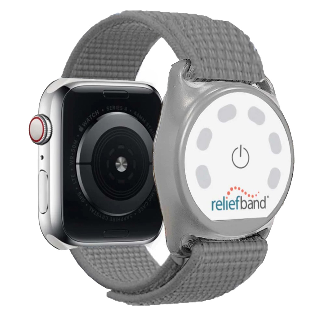 image for Reliefband Gray Apple Smart Watch Band – Regular