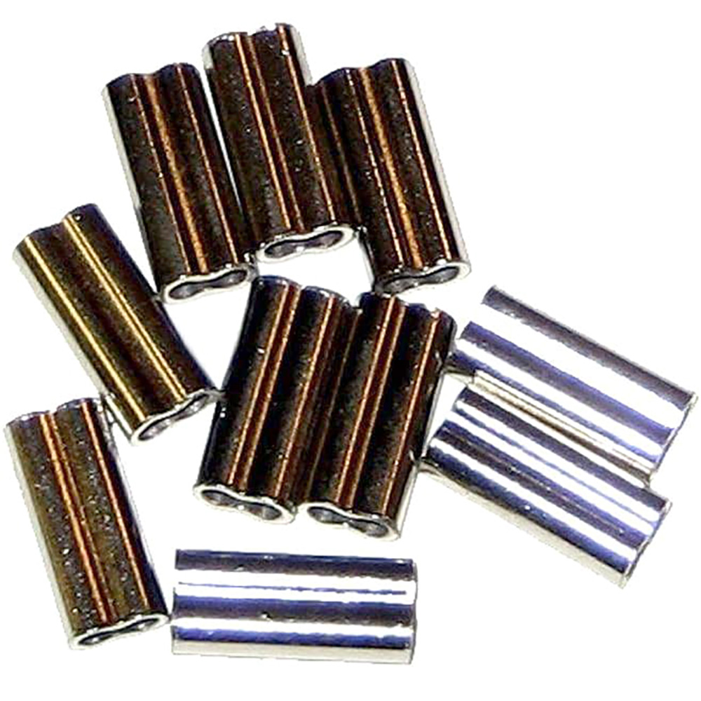 image for Rupp Nickel Crimp Sleeves – 10 Pack