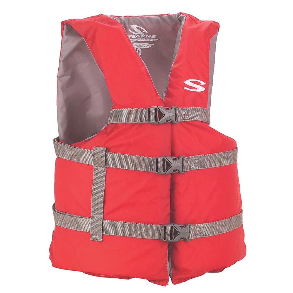 image for Stearns Classic Series Adult Universal Oversized Life Jacket – Red