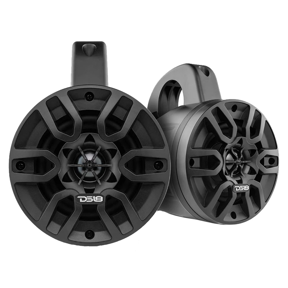DS18 HYDRO 4&quot; Wakeboard Tower Speakers - 300W - Black CD-99128