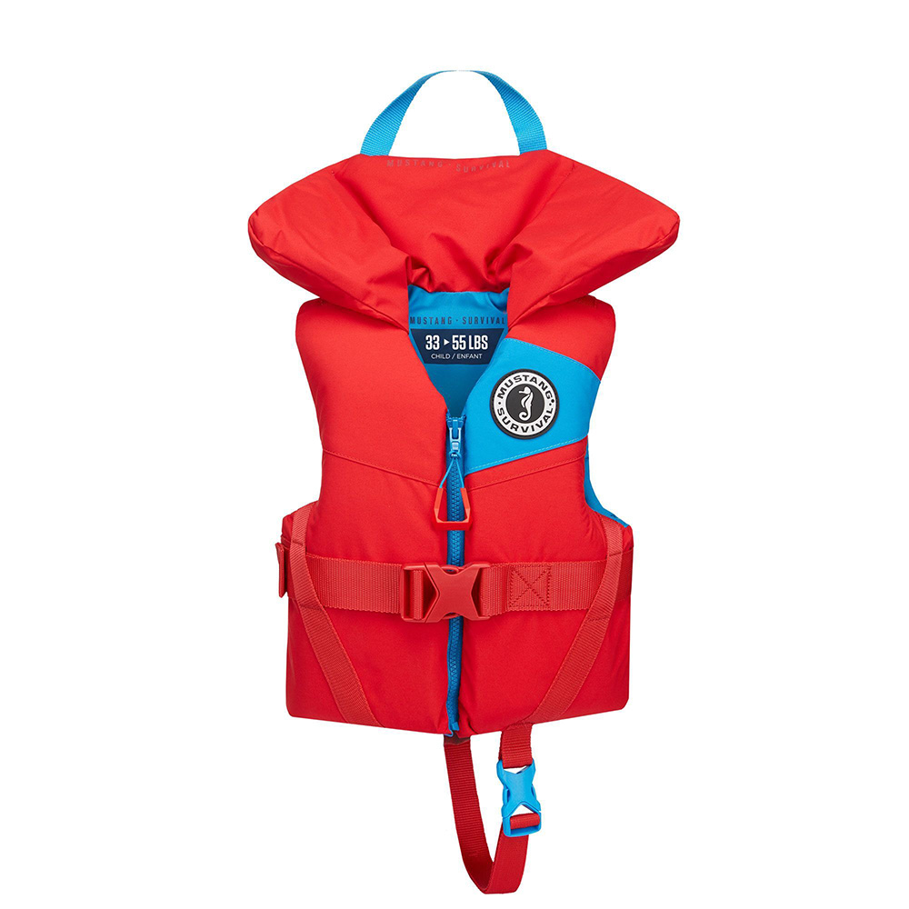 image for Mustang Lil' Legends Child Foam Vest – Imperial Red
