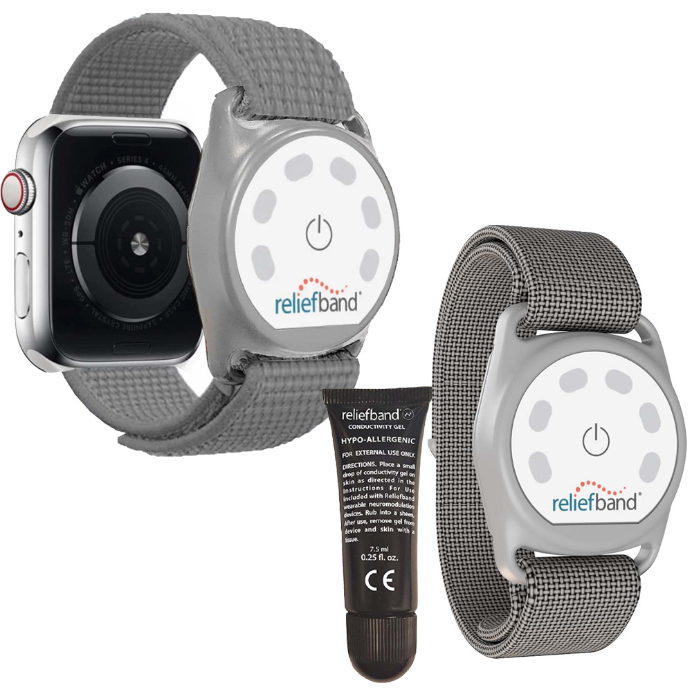 image for Reliefband Grey Sport Apple Bundle – Size XL