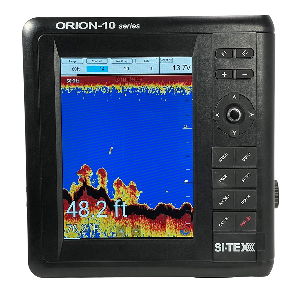 image for SI-TEX 10″ Chartplotter System w/Internal GPS & C-MAP 4D Card