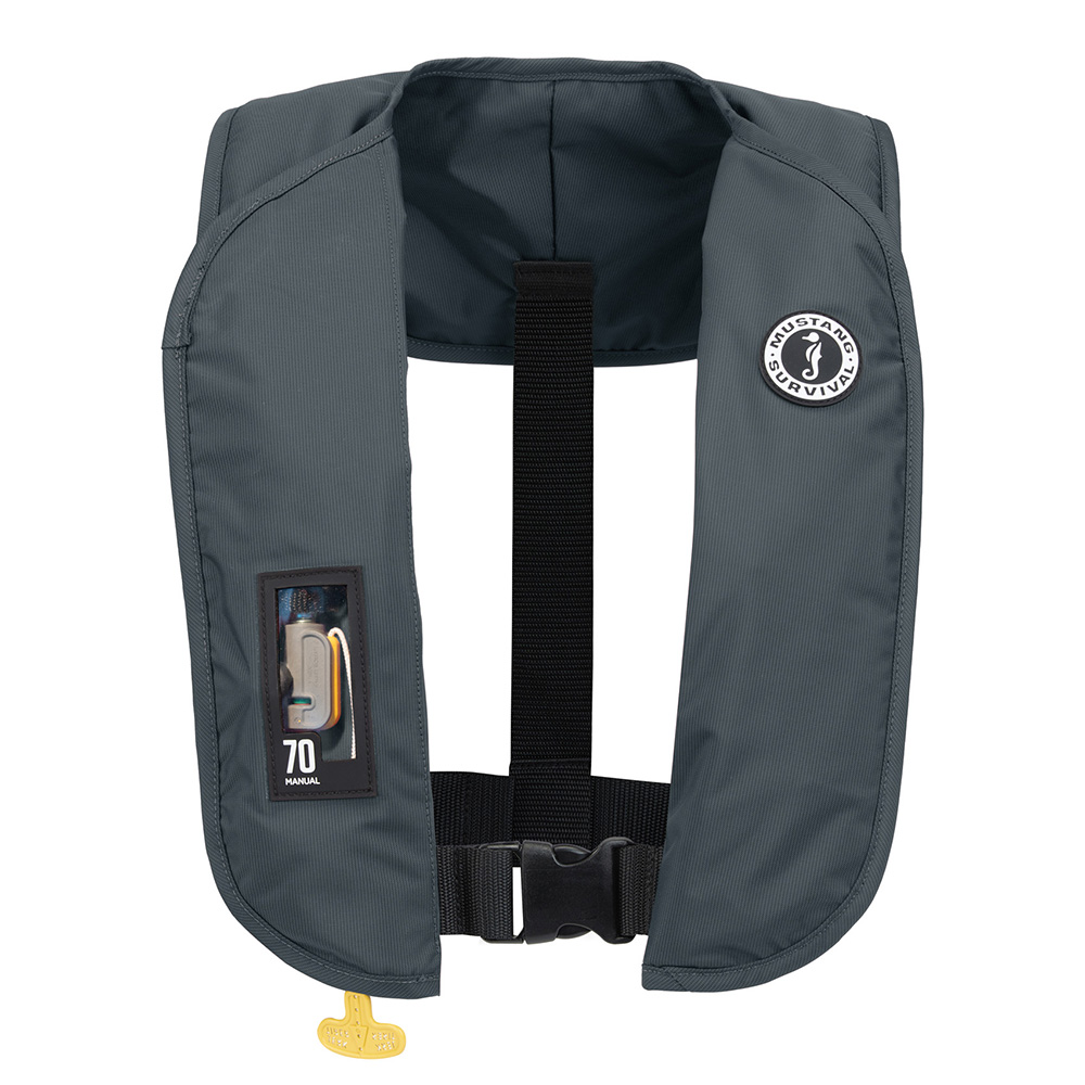 image for Mustang MIT 70 Manual Inflatable PFD – Admiral Grey