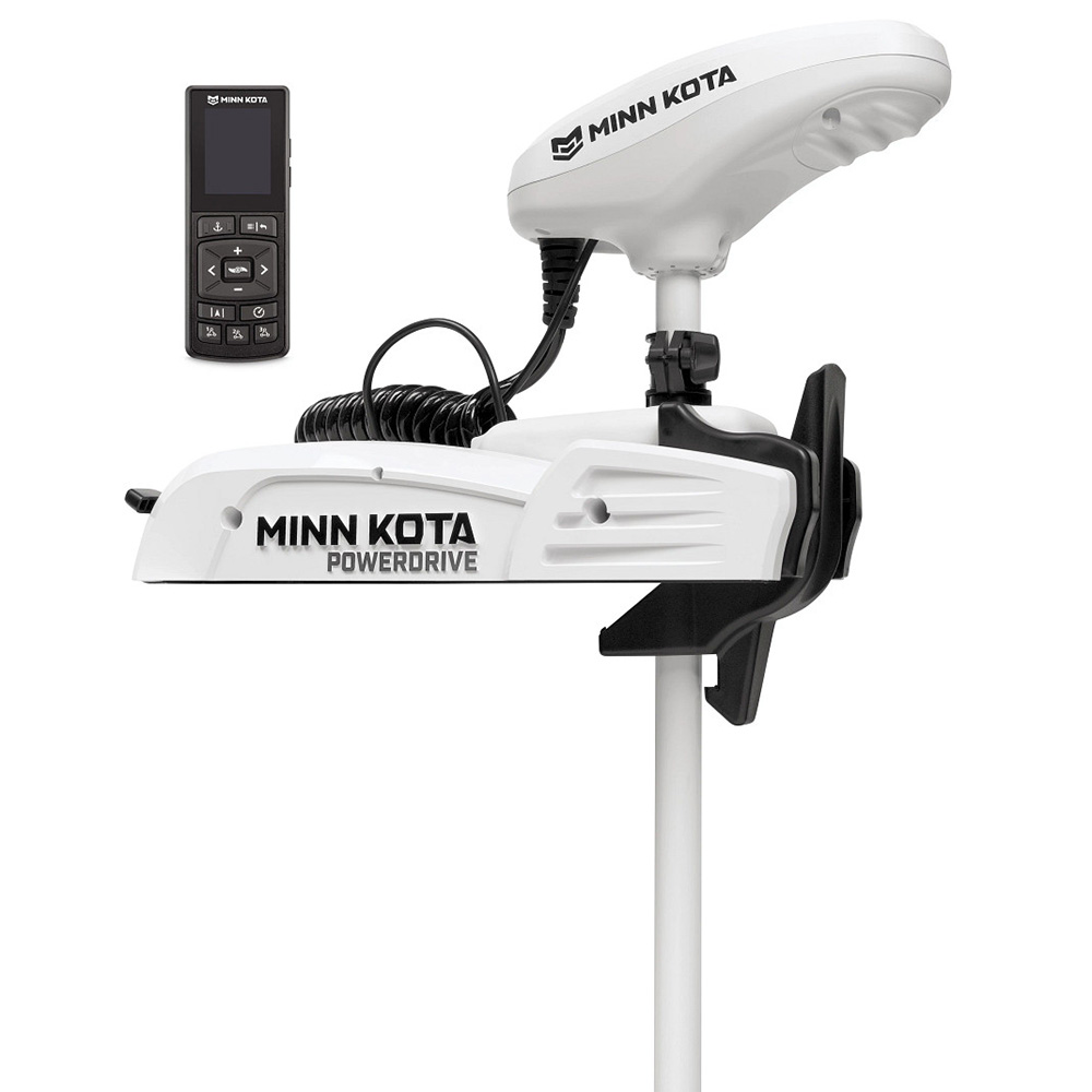 image for Minn Kota Riptide PowerDrive™ 55 Trolling Motor w/Wireless Remote – 12V – 55LB – 54″