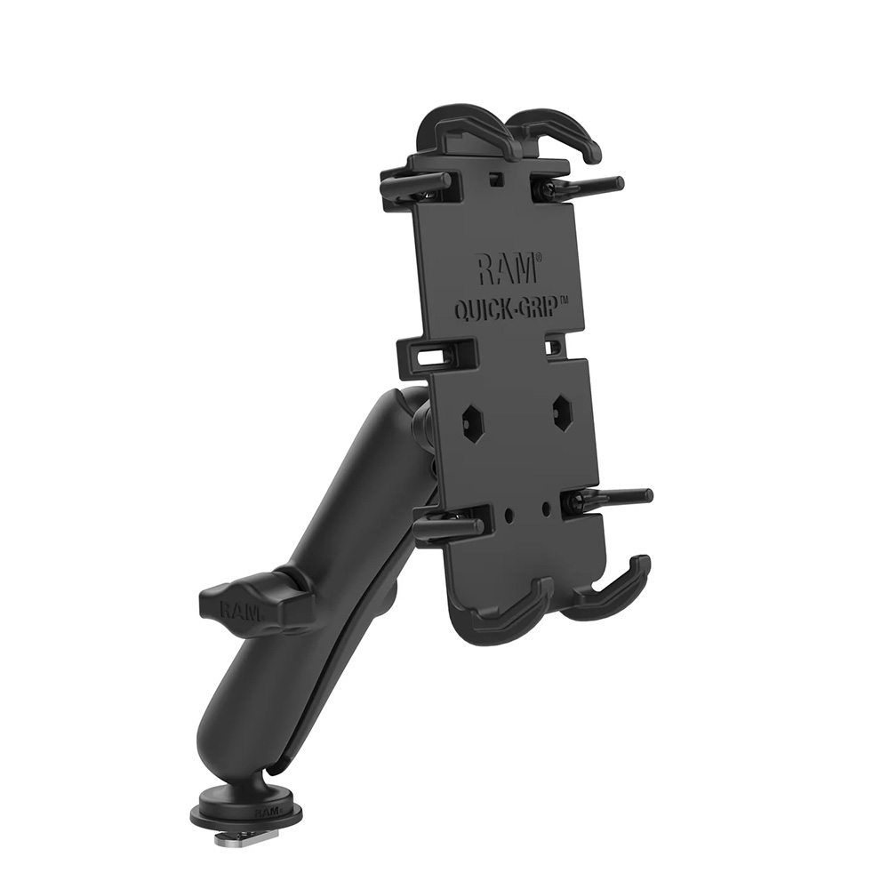 RAM Mount Quick-Grip&trade; XL Phone Mount w/Track Ball&trade; Base - Long 2