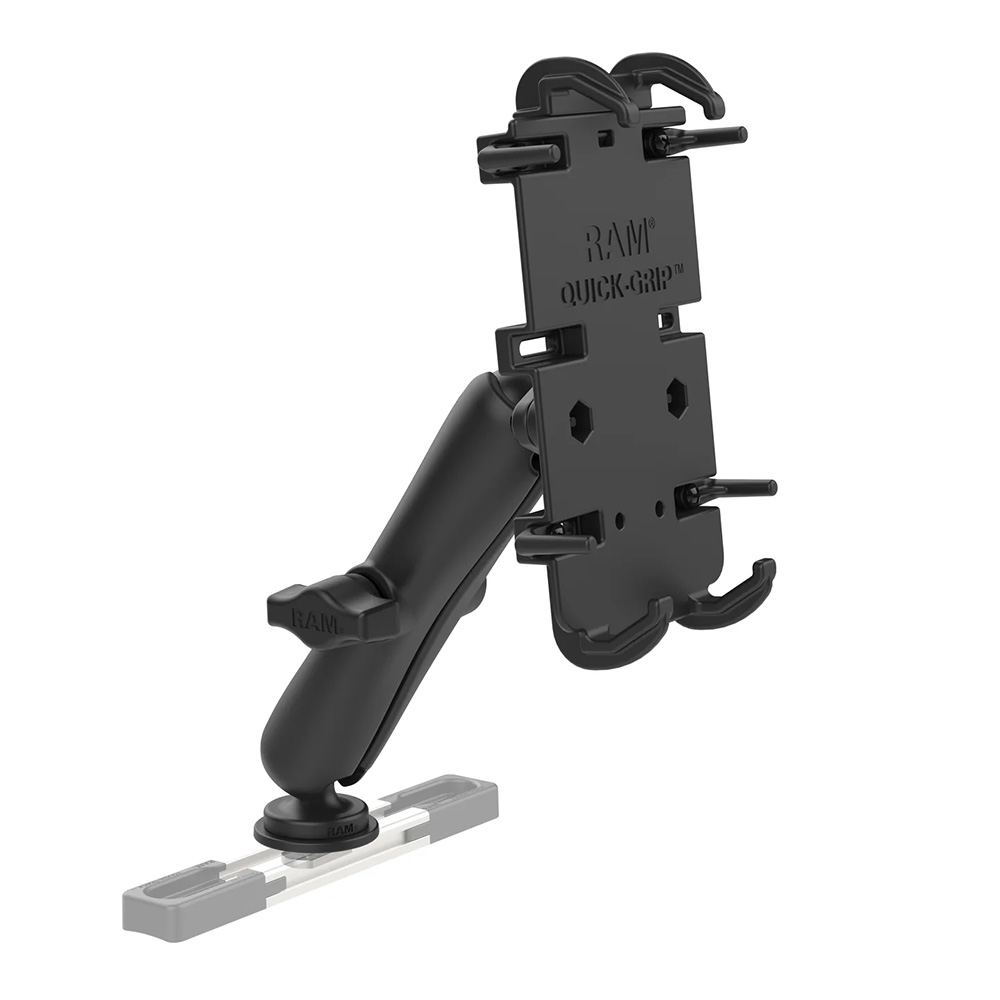 RAM Mount Quick-Grip&trade; XL Phone Mount w/Track Ball&trade; Base - Long 5
