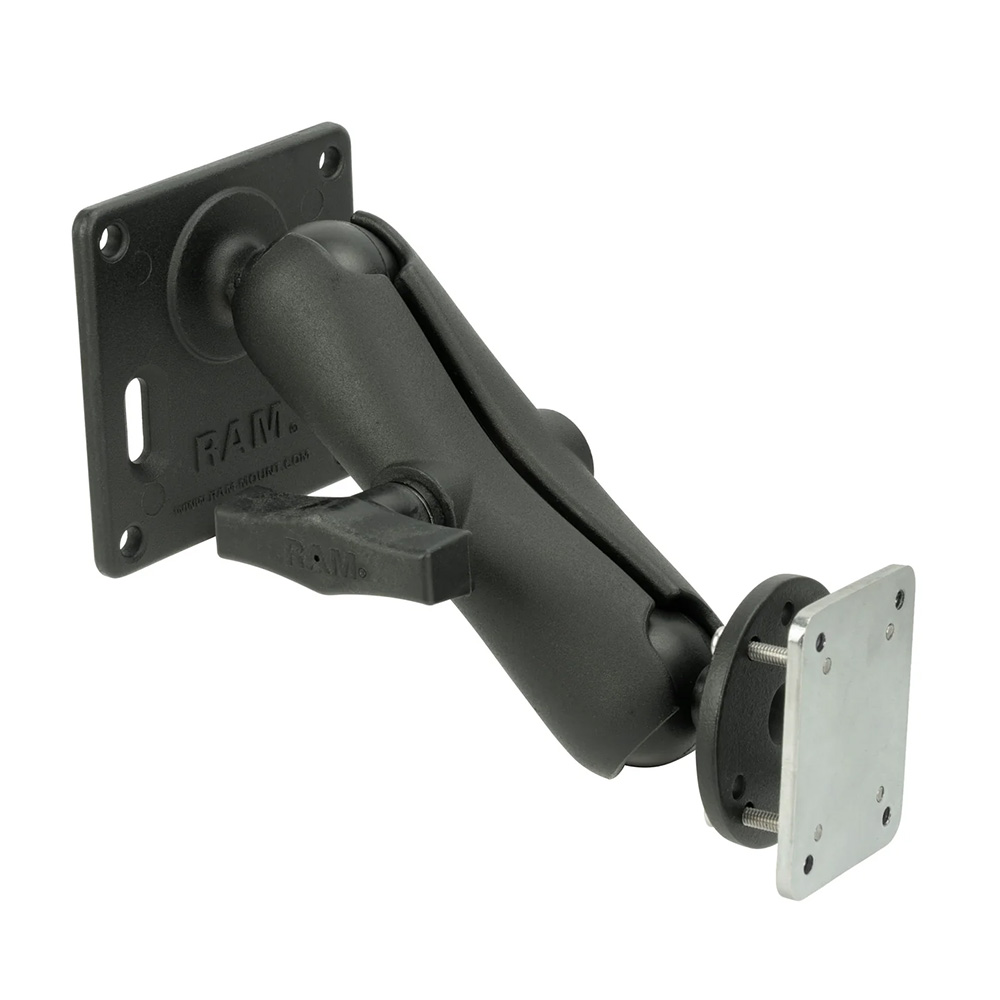 RAM Mount Universal Backing Plate Mount w/75x75mm VESA Plate 2