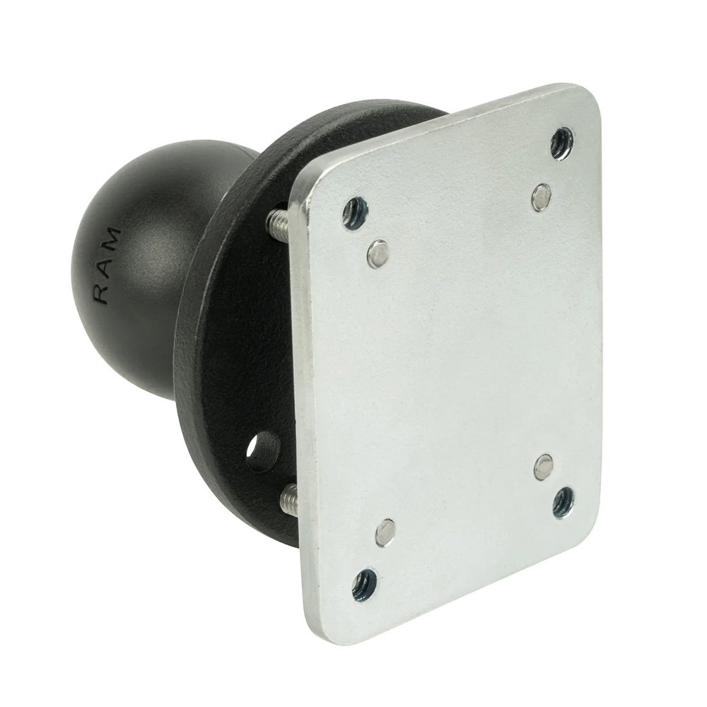RAM Mount Drill-Down Dashboard Ball Base w/Backing Plate - C Size 2