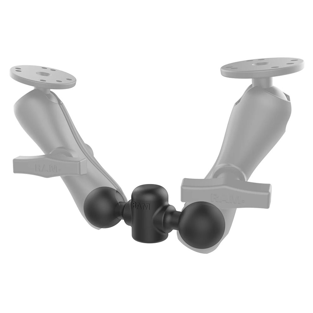 RAM Mount RAM&reg; Double Ball Adapter w/1/2" NPT Threaded Hole 3