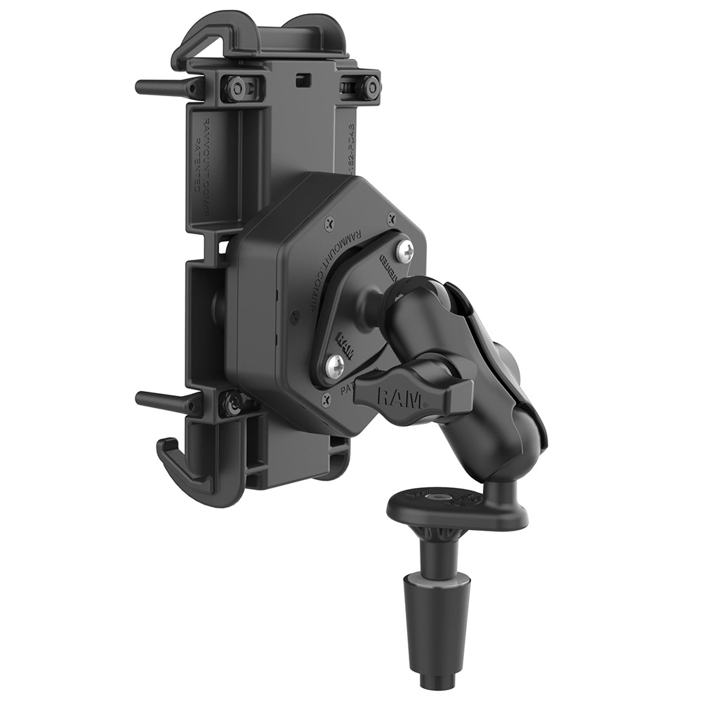 RAM Mount RAM&reg; Quick-Grip&trade; XL Phone Mount w/Vibe-Safe&trade; &amp; Fork Stem Base - Short 2