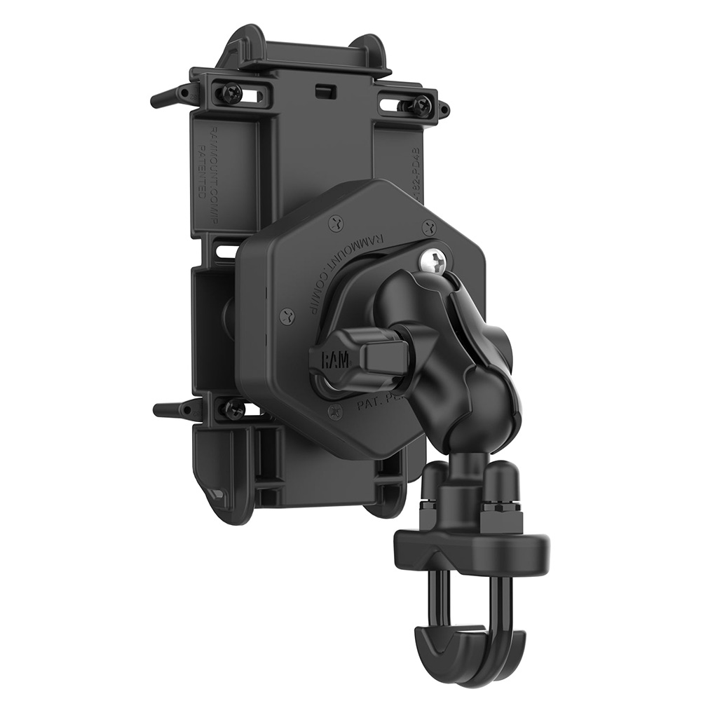 RAM Mount RAM&reg; Quick-Grip&trade; XL Phone Mount w/Vibe-Safe&trade; &amp; U-Bolt Base - Short 2