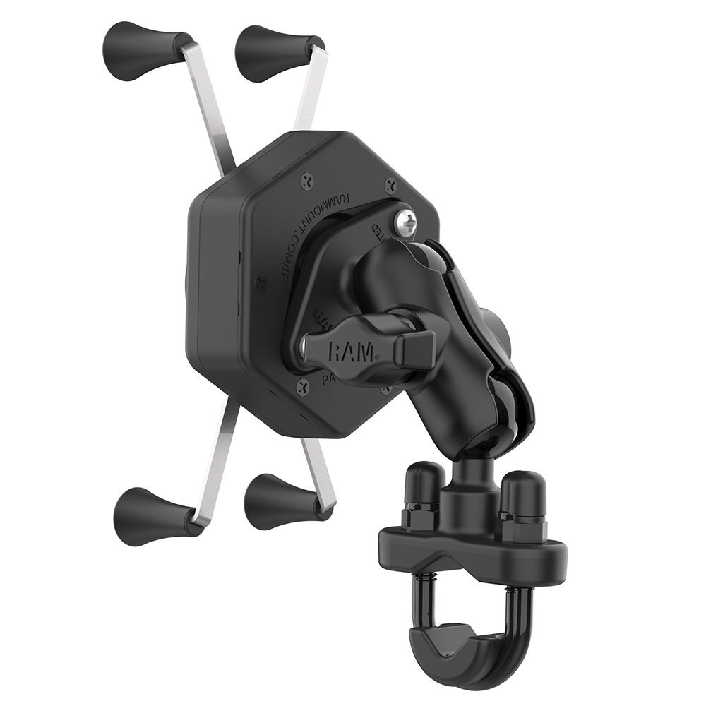 RAM Mount RAM&reg; X-Grip&reg; Large Phone Mount w/Vibe-Safe&trade; &amp; U-Bolt Base - Short 3