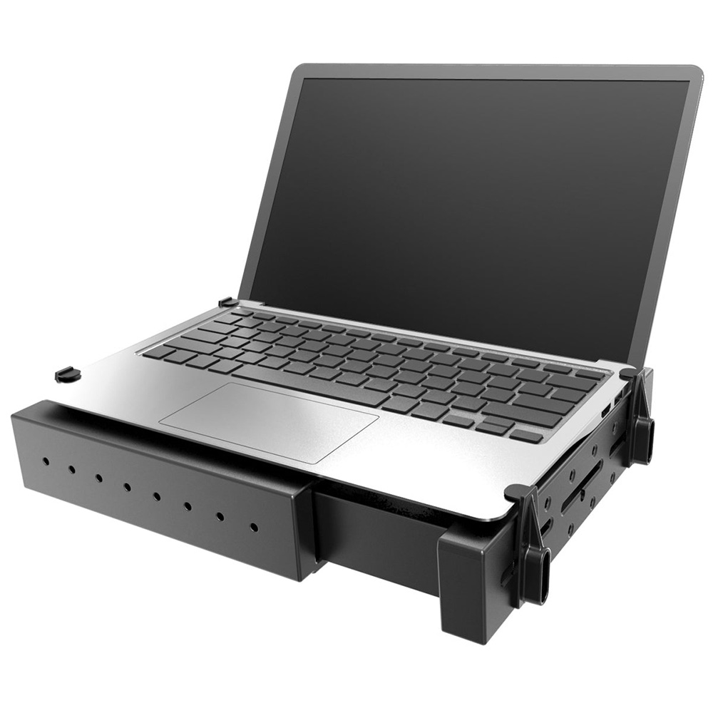 RAM Mount RAM&reg; Tough-Tray&trade; Double Ball Mount w/Double U-Bolt Rail Base 2
