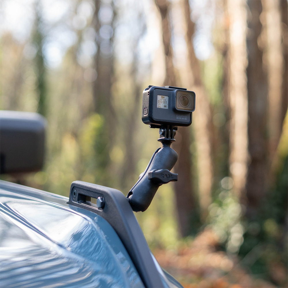 RAM Mount RAM&reg; Tough-Ball&trade; f/Bronco Hood Tie-Down w/Action Camera Adapter 2