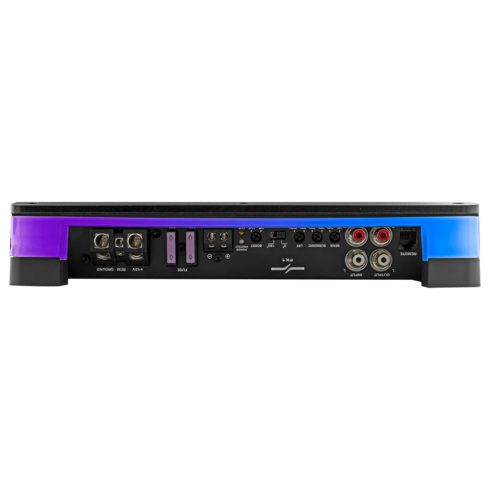 DS18 Flush/Surface Mount 1-Channel Monoblock Class D Amplifier w/Acrylic Cover - 1x900W RMS @ 1 Ohm 2