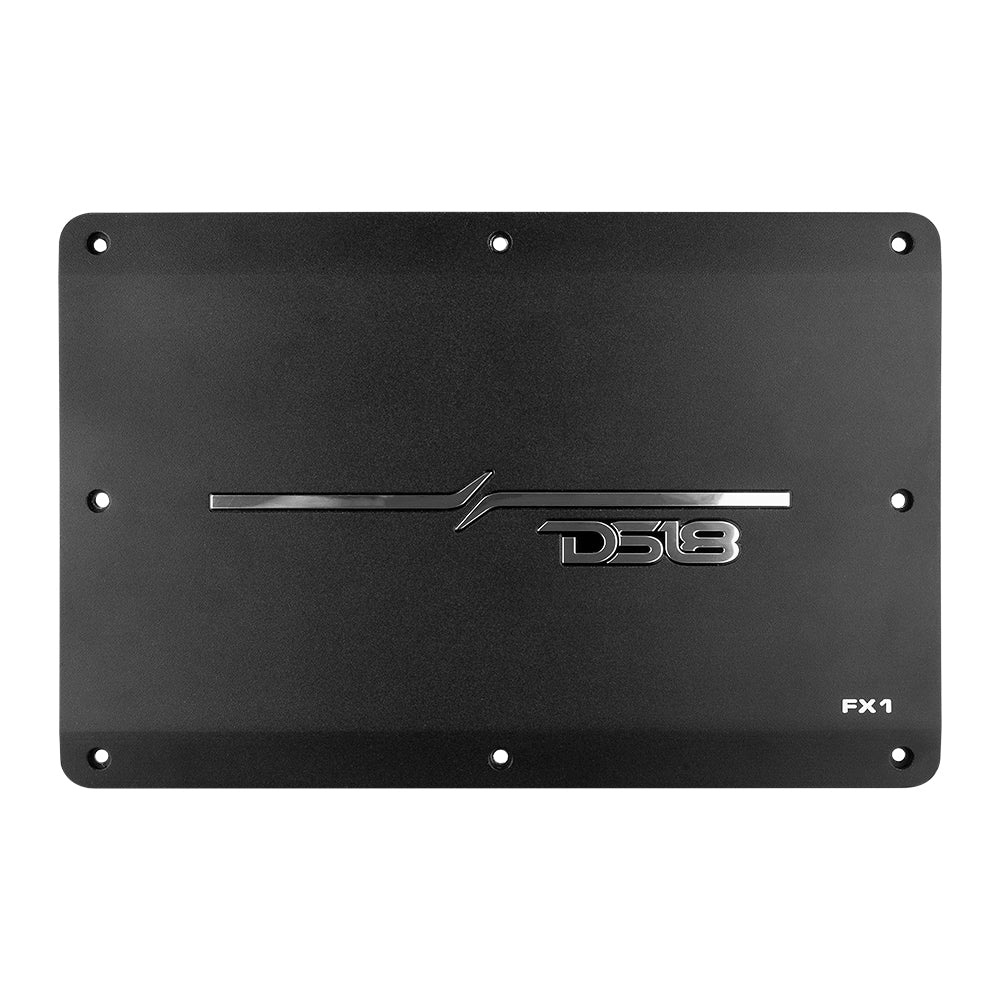 DS18 Flush/Surface Mount 1-Channel Monoblock Class D Amplifier w/Acrylic Cover - 1x900W RMS @ 1 Ohm 4