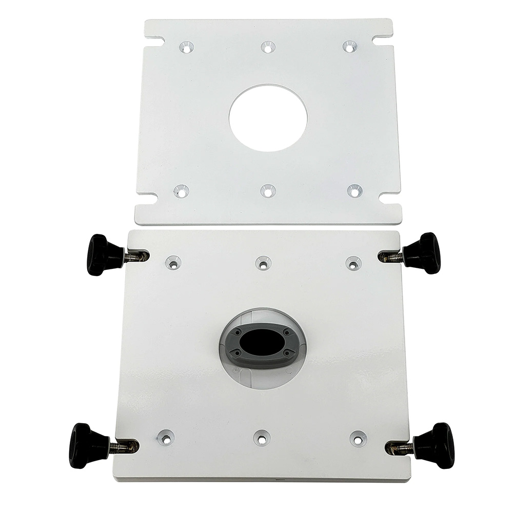 Seaview Removable Base f/Pedestal Mounts w/10x10 Base Plate - White 2