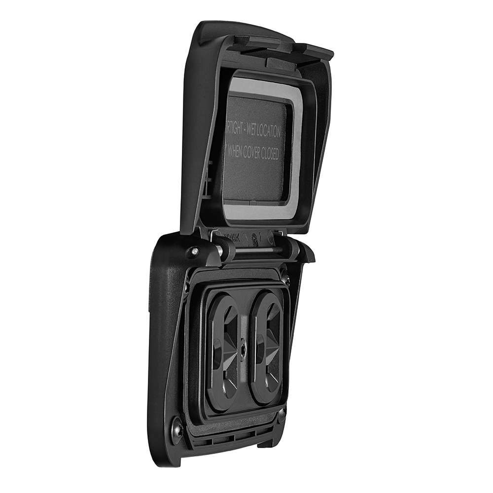 Scanstrut Ventura Series Dual AC Outlet - 125V - 20A 2