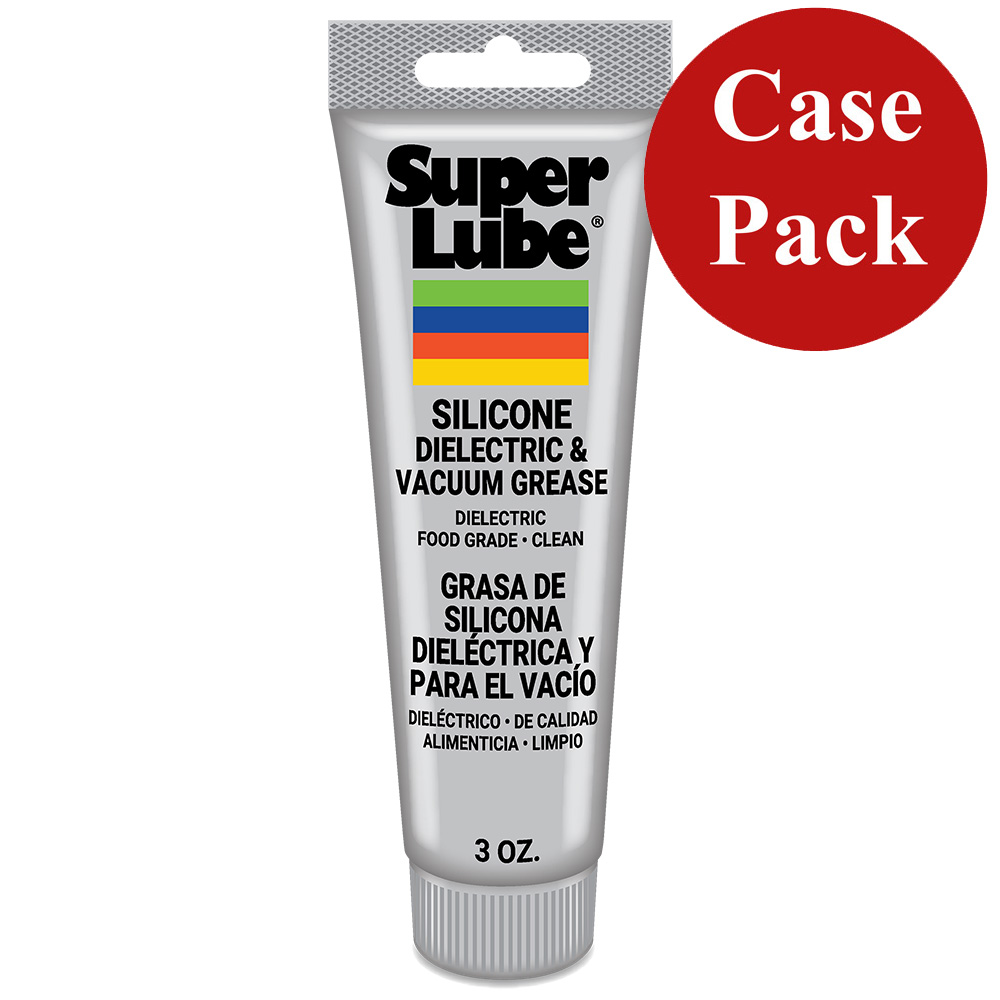 Super Lube Silicone Dielectric &amp; Vacuum Grease - 3oz Tube *Case of 12 2