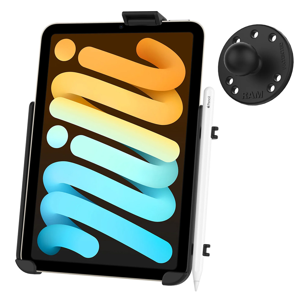 RAM Mount RAM&reg; EZ-Roll'r&trade; Cradle w/Ball f/Apple iPad mini (A17 Pro) &amp; mini 6 2