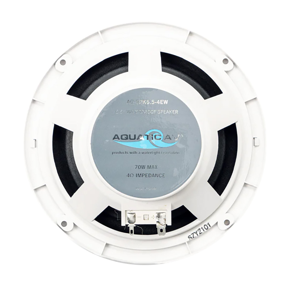 Aquatic AV 6.5" Economy Speakers - White - Pair 3