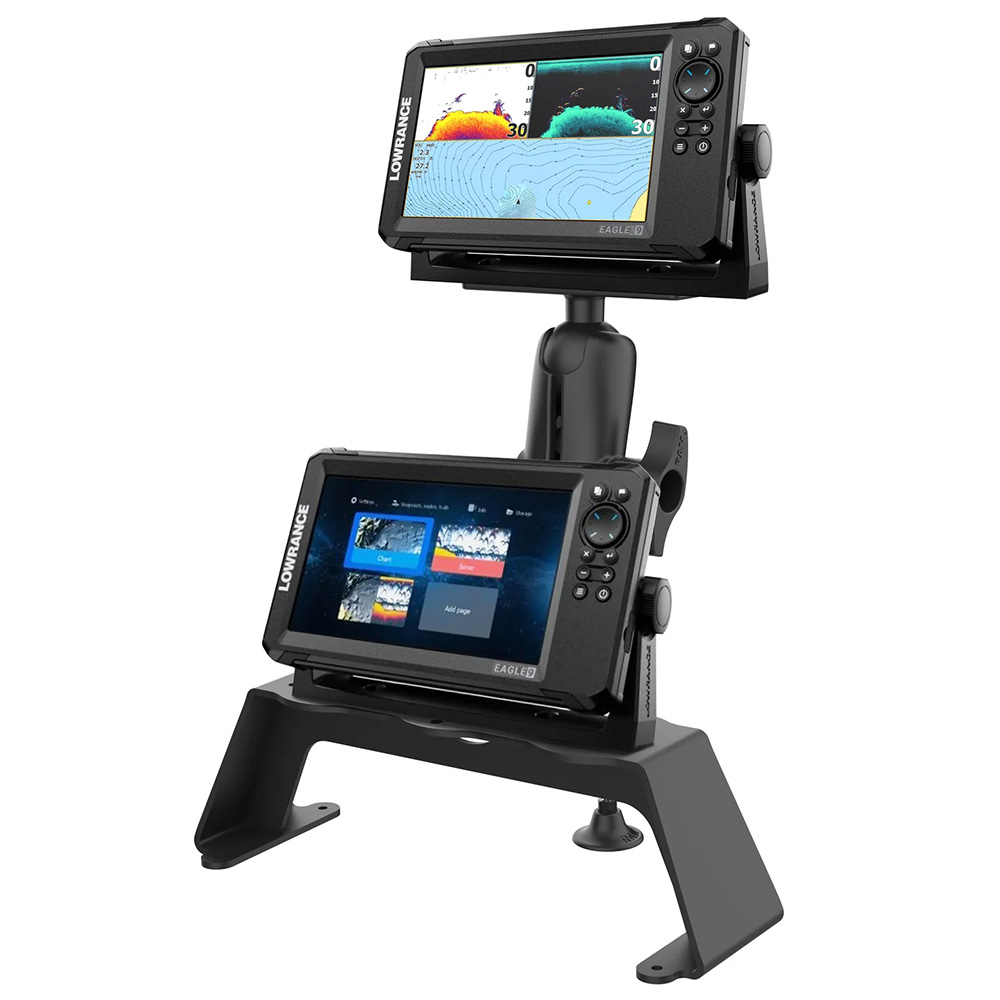 RAM Mount RAM&reg; Heavy Duty Fishfinder Deck Mount 2