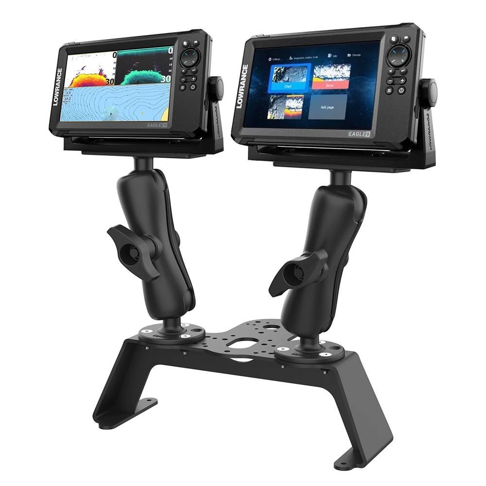 RAM Mount RAM&reg; Fishfinder Deck Kit w/Dual Marine Electronic Mount 2
