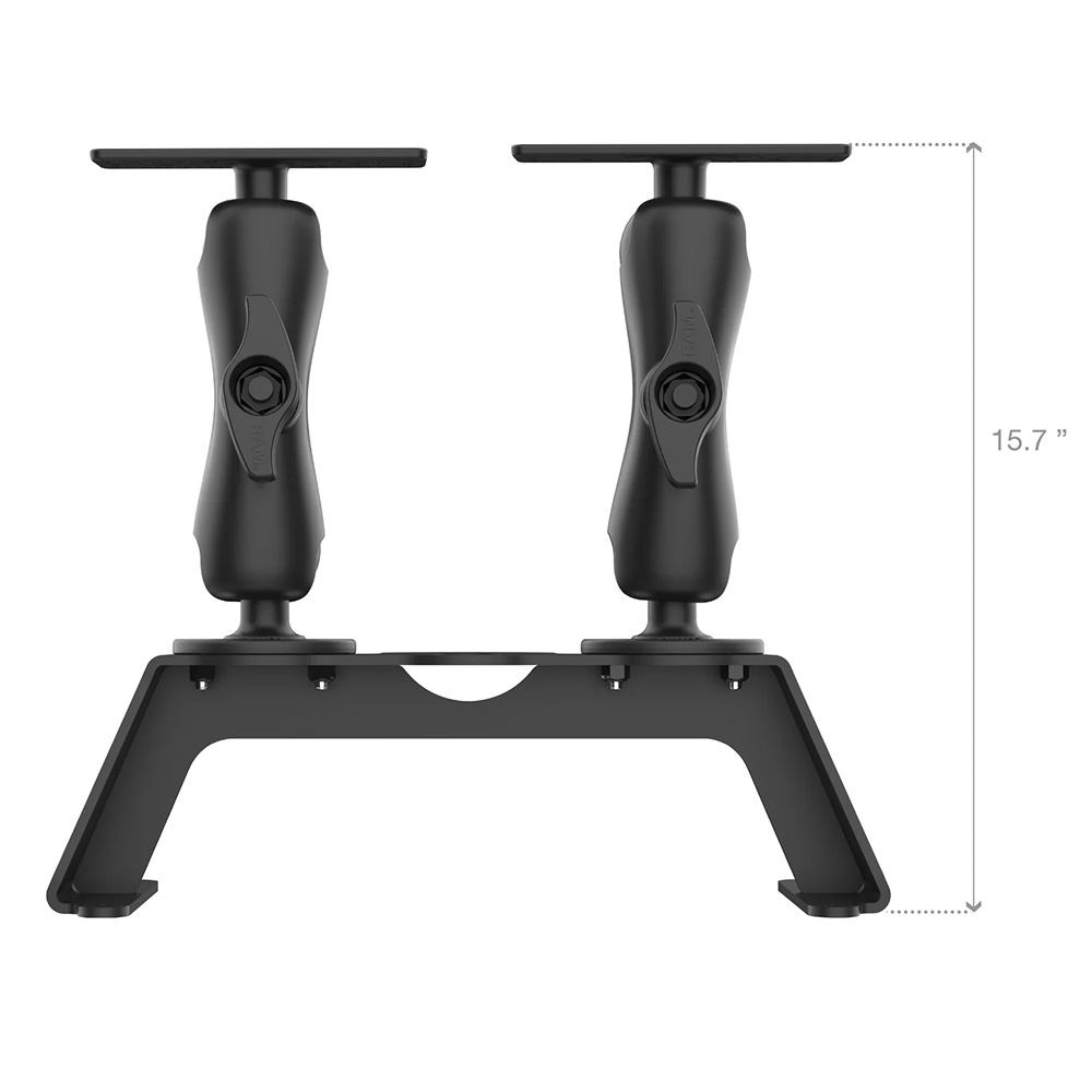 RAM Mount RAM&reg; Fishfinder Deck Kit w/Dual Marine Electronic Mount 3