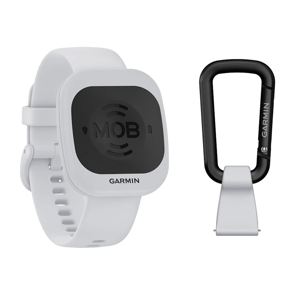 Garmin MOB Tag w/White Quick Release Band 2