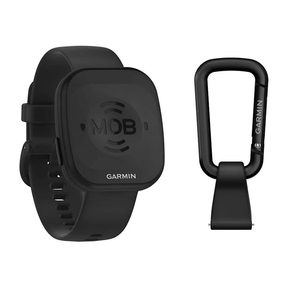Garmin MOB Tag w/Black Quick Release Band 2
